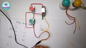 Relay NO-NC Switch Wiring Diagram✅✅