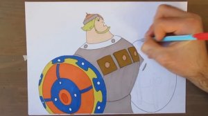 Добрыня Никитич /Три Богатыря/ РИСУЕМ Добрыню Никитича