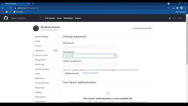 How to change Password on Github | Change Password of Github Account | change Github password смотреть онлайн