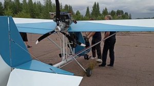 Аэродром Вещево 1.08.2022. Обкатка ультра 115 с мотором рмз 500.