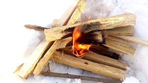 Розжиг костра таблеткой