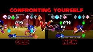 FNF': Sonic.exe Ring Of Despair - Confronting Yourself (Old Vs New) (cys covers comparison)