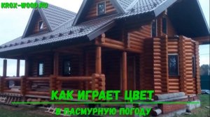 Фотообзор на объект в г. Клин. Покраска маслом Биофа 2043 цвет золотистый тик.