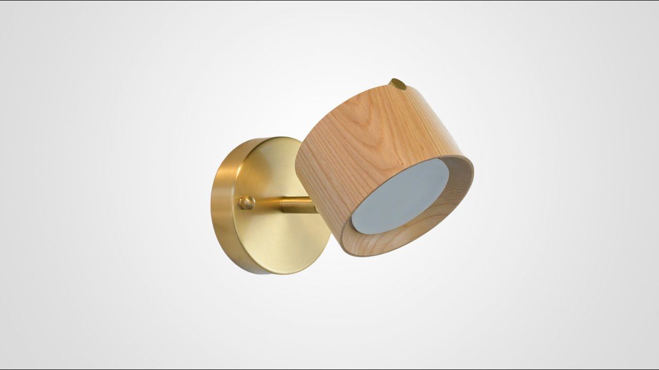 Настенный светильник BERNY B Light brown