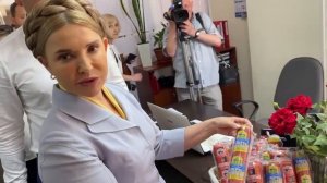 Появилась Юлия Тимошенко на презентации колбасы