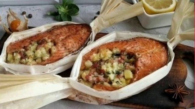 Стейки форели по-королевски! рецепт приготування в описах