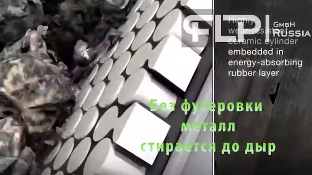 Футеровка ковша, бункера и кузова самосвала. Что лучше - металл, резина или полиэтилен? FLP Russia.