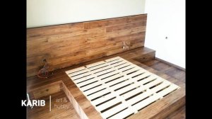 КРОВАТЬ ИЗ ЛАМИНАТА