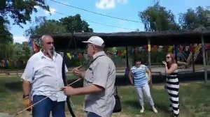 ОЛЕГ ГРИГОРЬЕВ МАСТЕР-КЛАСС СТРЕЛЬБА ИЗ ЛУКА ИКК "700 ЛЕТНИЙ ЗАПОРОЖСКИЙ ДУБ"