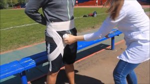 Растяжение мышц паха