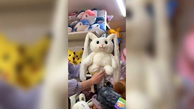 Мягкая игрушка Заяц тянучка смотреть онлайн