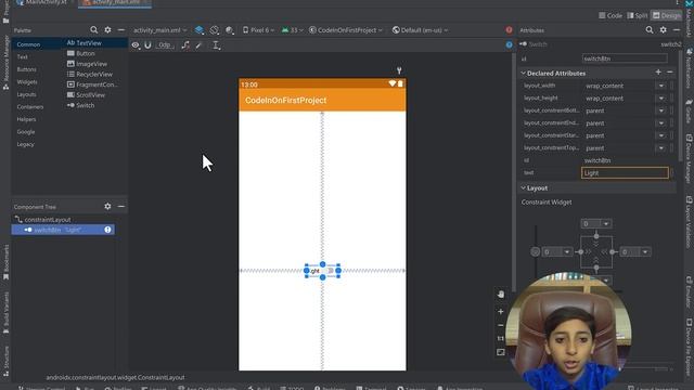 Switch Button In Android Kotlin