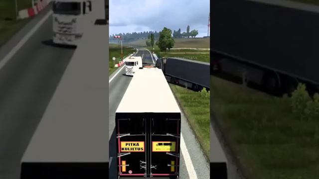 truckers on the road#shortsfeed #eurotrucksimulator2 #truckersmp #funnymoments #ets2 #gameplay