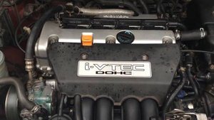 Звук работы контрактного двигателя honda k20a