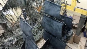 Сборка модели корабля черная жемчужина Мини обзор двух легендарных кораблей