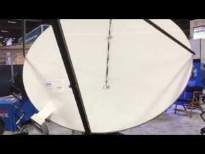 Система вибрации, защищающая антенну-тарелку ото льда и снега