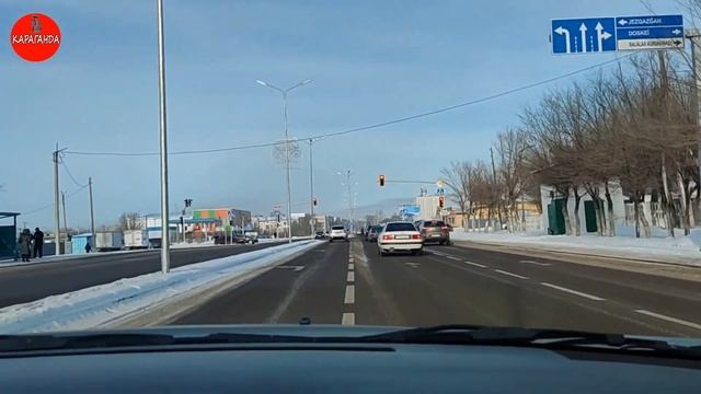Казахстан КАРАГАНДА 12.12.2022 МАЙКУДУК Обзор Улиц. Дорога Голубые Пруды влог