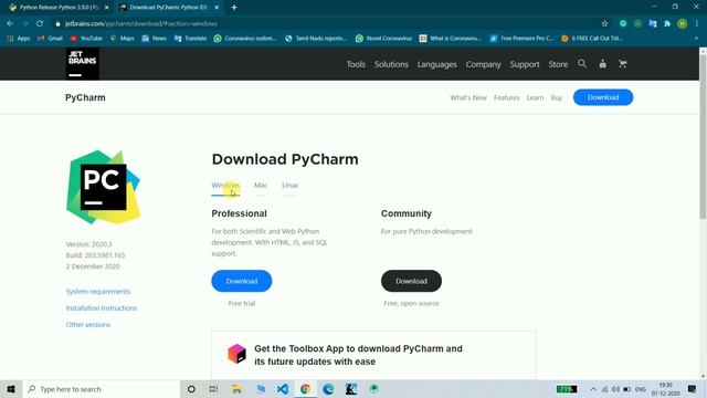 Python and Pycharm Download & Installation 2020 - Getting Started With Python - Tamil