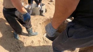 Идеальные условия для дешевого септика из колец! Как работает бетонный септик на участке?!