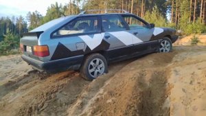 Ауди 100 Кватро в карьере