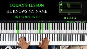SWEET CHORDS AND SUBSTITUTIONS FOR Intermediate and Advanced PLAYERS - HE KNOWS MY NAME  - Key F