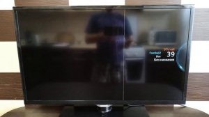 Проверка работы телевизора Samsung UE32F5300AK с неисправной матрицей.