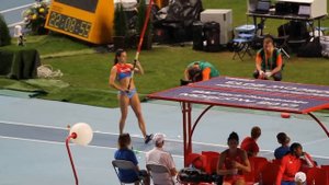 Последний прыжок Елены Исинбаевой на ЧМ на 5,07. Moscow 2013 - Pole Vault Women - Final - Gold