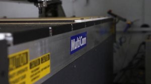 Фрезеровка пластика HPL на станке MultiCam