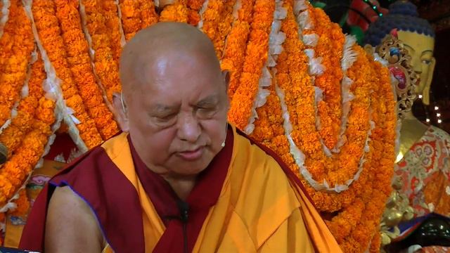 Long life puja offered to Lama Zopa Rinpoche, Kopan Monastery Dec 2013 смотреть онлайн