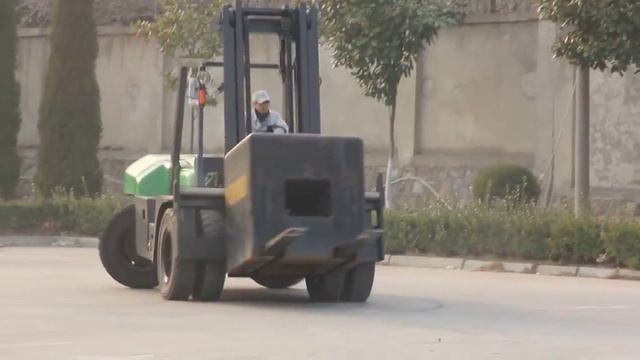 Вилочный дизельный Автопогрузчик TEU FD100-10 тонн