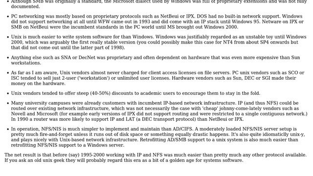 Why is the Sun NFS (Network File System) the choice of filesystem for many distributed... смотреть онлайн