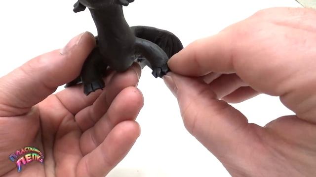 НОЧНАЯ ФУРИЯ БЕЗЗУБИК ЛЕПИМ ИЗ ПЛАСТИЛИНА