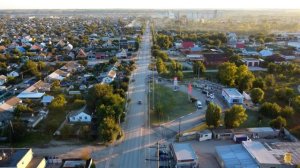 Суровикино сверху. Улицы родного города. ул. Шоссейная. 2 октября 2021 г. 4к
