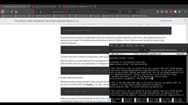 NGOBROL OPENSTACK - OPENSTACK BASIC INSTALLATION USING KOLLA-ANSIBLE смотреть онлайн
