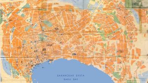 достопримечательности баку на карте