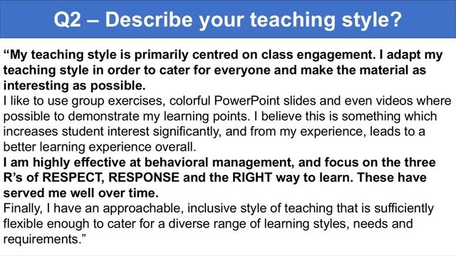 TEACHER INTERVIEW Questions and Answers! (PASS Teaching Interview)