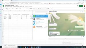 Интеграция чат-бота с гугл таблицами.