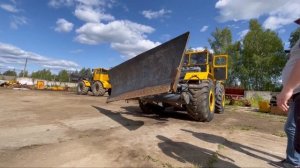 Трактор Кировец К-701 Грейдозер ДМ-15 после капитального ремонта. ЯМЗ 240БМ 300 л.с.