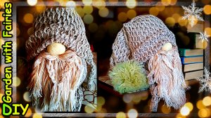 DIY Скандинавский гном с ножками из ненужного пуловера без выкройки