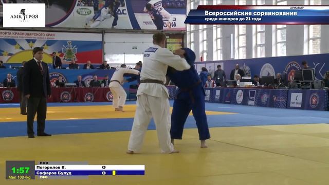 24.04.2021 Т1 Всероссийские соревнования по дзюдо среди юниоров до 21 года (вечерняя часть) смотреть онлайн