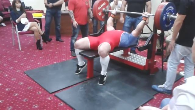 Слипченко Григорий жим лежа - 267,5 кг в категории до 110 кг. смотреть онлайн