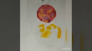 Космос - техника рисования акварелью по мокрому листу