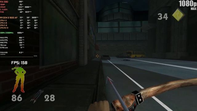 Turok 3: Shadow of Oblivion Remastered | 1080p | (RX 580 8 GB | AMD Ryzen 5 1600 AF | 16 GB RAM) смотреть онлайн