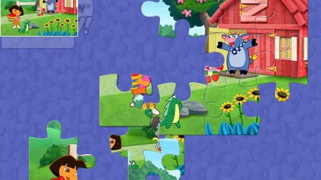 Nickelodeon Jigsaw : Dora the Explorer (Windows game 2003) смотреть онлайн
