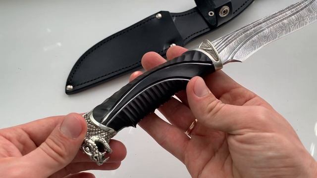 Авторский нож "Серебряная КОБРА-2" смотреть онлайн