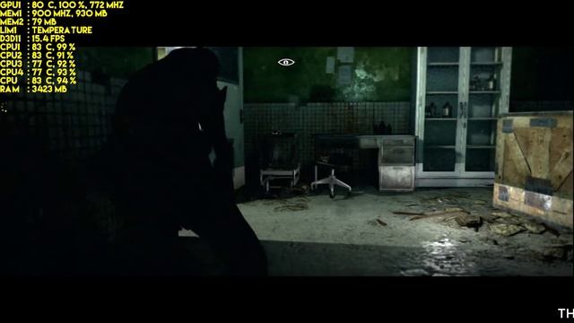 Horrar game -The Evil Within Gameplay test NVIDIA GeForce GT820m with Intel® Core™i5-4210U -8GB DDR