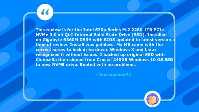 Intel 670p Series M.2 2280 1TB PCIe NVMe 3.0 x4 QLC Internal Solid State Drive (SSD) SSDPEKNU Revie