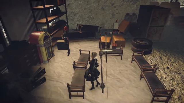 Nier: Automata - Ep.5 - Vila dos Robo, Trap? смотреть онлайн