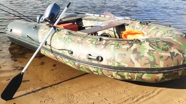 ЛОДКА ХАНТЕР 380 ПРО КАМУФЛЯЖ. НЕБОЛЬШОЙ ОТЗЫВ.