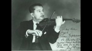 Josef Gingold - Brahms Violin Concerto Detroit Symphony Date & Conductor Unkn.